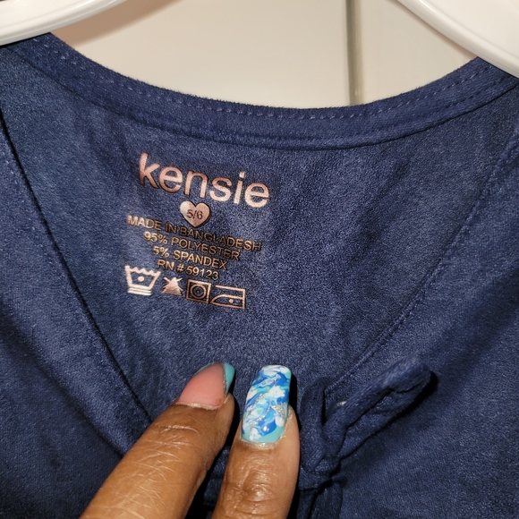 Toddler Girl size 5/6 Kensie navy blue blouse nwt - Picture 3 of 4